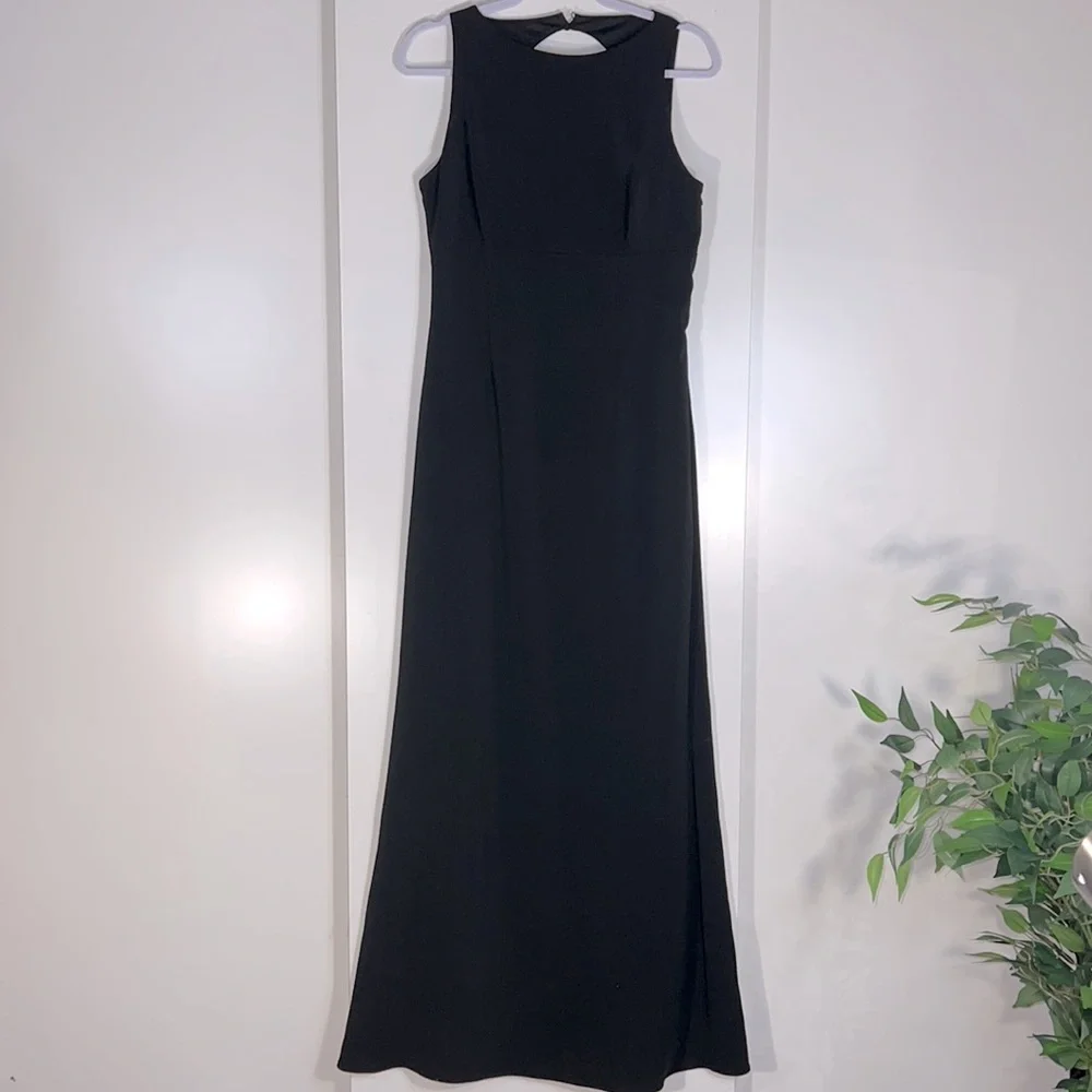 LAUREN RALPH LAUREN formal floor length maxi black dress - Picture 10 of 13